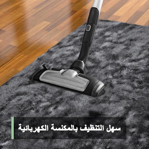 200x300 سم للصالة وغرف النوم - سجاد طويل ناعم فاخر قابل للغسيل الآلي لتزيين المنزل - للعائلة 200x300cm Extra Large Fluffy Shaggy Area Rug for Living Room & Bedroom, Machine Washable Non-Slip Carpet
