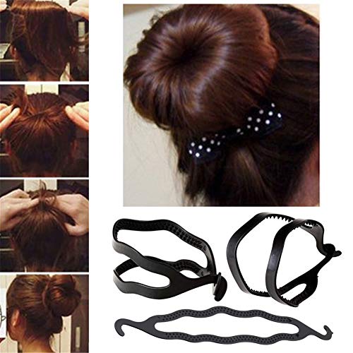 Topsy Tail Hair Styling Tool, Pack of 6 Tail Hair Styling Braid Hair Pull Through Tool Ponytail Bun Maker Ponytail Maker Styling Tool Hair Styling Accessories Kit for Women