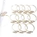 Tkvega·Home Napkins Rings Metal Napkin Ring Holder for Wedding, Dining Table, Party, Everyday Use, Christmas and Thanksgiving Day, Elegant Table Decor Napkins Rings