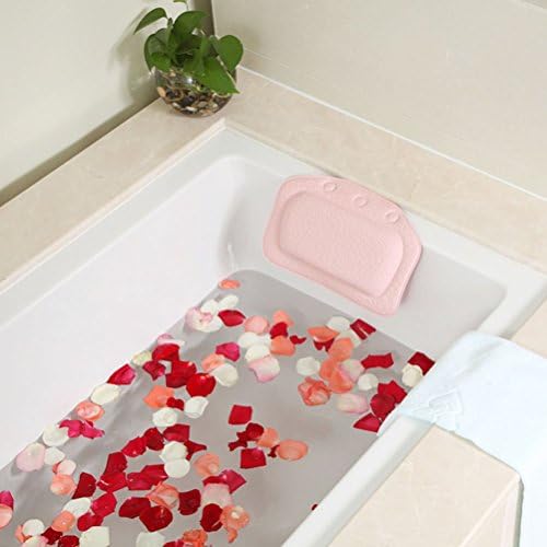 MakeupAcc Luxury Home Spa Bath Pillows Bolster (Pink)