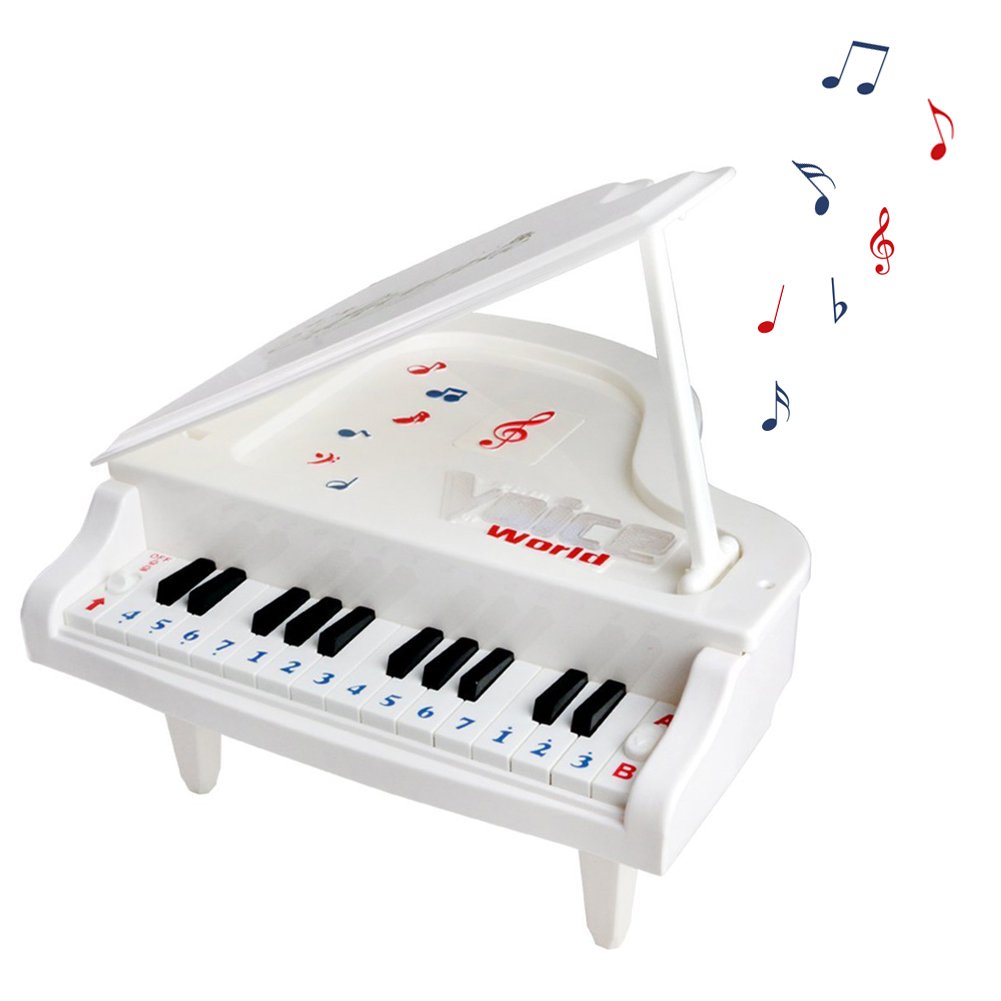 Infantil Mini Piano Juguete con Teclas Juego Electrónico con luces y Canciones