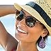 Sntieecr 12 Pairs Faux Leather Earrings Lightweight Teardrop Dangle Earrings with 8 Pieces Bright Colors Petal Drop Earrings, 4 Pieces Glitter Leather Earrings fit Teens Women Girls