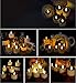 Horeset 6pcs Warm White Solar Power Flickering Electronic LED Flameless Candle,Battery Operated Tealights, 2 x 2.3