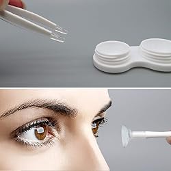 Vastsoon Contact Lens Case, Cute Travel Size Eye