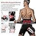 Veadoorn Waist Trainer for Women Waist Trimmer Sport Workout Back Support Belt M Black