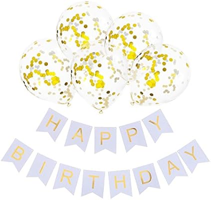 Amazon Com Sporthome Happy Birthday Paper Flag Hang Pennants