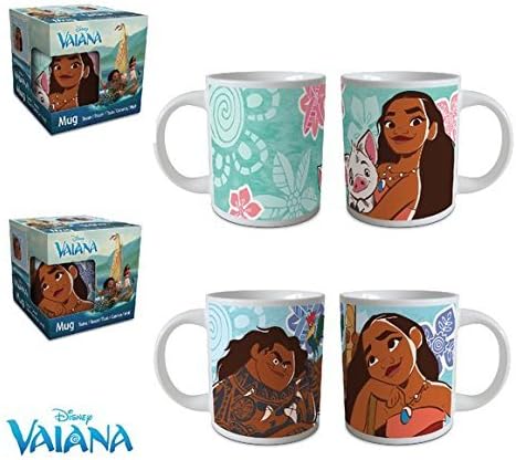 1 Mug Taza cerámica Disney Vaiana Moana 237 ML Caja Regalo Desayuno niños: Amazon.es: Hogar