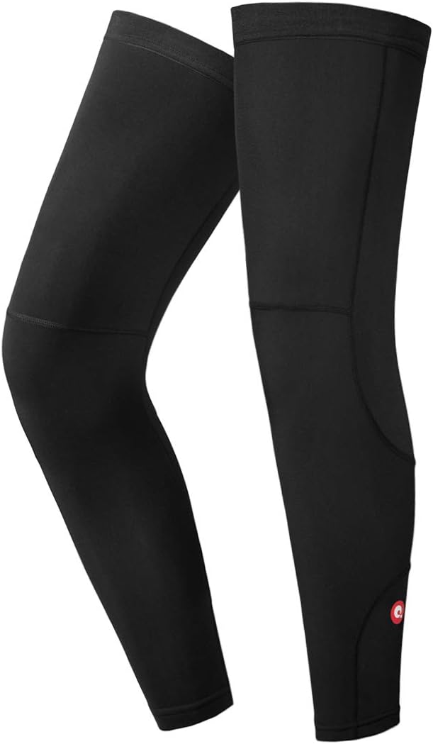 qualidyne Leg Sleeves, Calf Compression Sleeve Fleece Full Long Sleeves Cycling Bicycle MTB Riding Leg Warmers : Sports & Outdoors