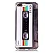 Sunvy iPhone 7 plus Case 3D 80's Retro Mix Tape Scratch Resistant Grip Ultra Light TPU Silicone Protective Cover for 5.5 inch iPhone 7 plus with a Screen Protector