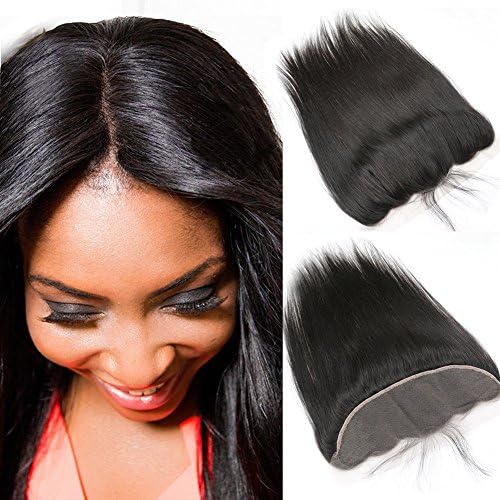 Sunday Hair Grade 7A Lace Frontal Closure 13x4 Ear To Ear Bleached Knots Full Lace Frontal With Baby Hair Brazilian Virgin Human Hair 10inch