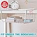 Stackable Under Shelf Basket, 4 Pack 13.2 Inch Wire Hanging Under Cabinet Baskets Storage for Kitchen Counter Cupboard Shelves Organizer Pantry