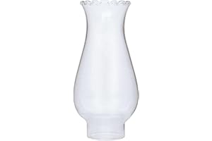 SYOENK 1.25 Inch Base by 4.78 Inch Height Tiny Oil Lamp Chimney Replacement Kerosene Lamp Shade Oil Lamp Glass for Miniature 