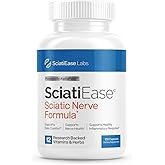 SciatiEase Sciatic Nerve Health Support Supplement - Nerve Support Formula with AlphaPalm, Pea, Vitamin B Complex, Alpha Lipoic Acid 300mg - 120 Capsules