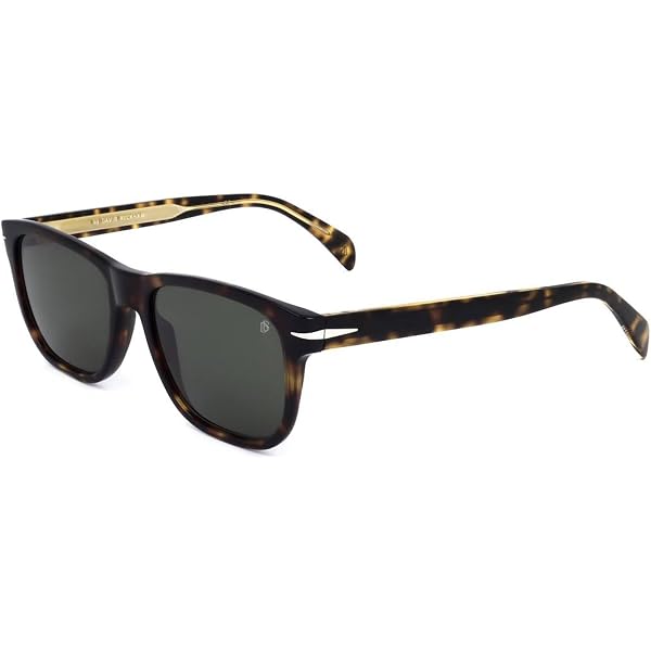 Amazon.com: David Beckham DB 1062/S Brown Horn/Blue 52/20  display picture 2