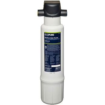 EcoPure EPWPFF Under Sink Water Filtration System, White