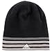 adidas Men's Eclipse Reversible Beanie, Black/Onix/Grey, One Size