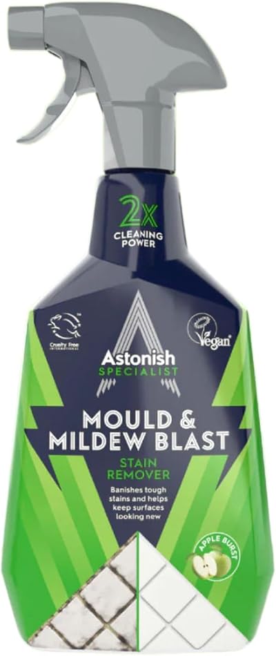 Astonish Mould & Mildew Stain Blaster Spray 750ml - Fast Acting Cleaner