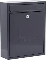 Burg-Wächter MB05A Anthracite Postbox Galvanised Steel 26x33x9cm