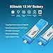 BETAFPV 4pcs 550mAh 1S HV 3.8V LiPo Battery 50C JST2.0 Connector Upgraded for Micro FPV Racing Drone Like Inductrix FPV Plus Beta75 Brushed BNF Beta75 Pro Brushless Drone etc