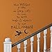 When Witches Go Riding and Black Cats Are Seen, the Moon Laughs and Whispers 'Tis Near Halloween Wall Sayings Vinyl Lettering Decal Sticker (12.5