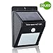 [Upgraded Solar Lights] Meikee 20 LED Solar Motion Sensor Light,Waterproof,Wall Light,Outdoor Wireless Night Light,Detector Activated,Dusk to Dawn Dark Sensing Auto On/Off