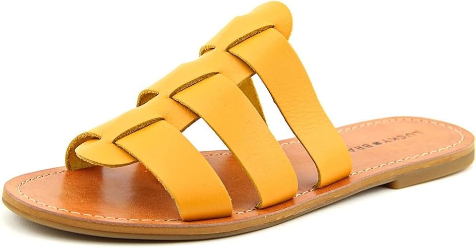 lucky brand yellow sandals