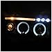 Spec-D Tuning 2LHP-RAM94JM-TM Dodge Ram Black Dual Halo Projector Head Lights