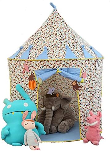 Latest Cotton Version Princess Castle Play Tent for Child Best Christmas Birthday Gift, Your Baby will Enjoy this Foldable Play playhouse/Ball Pit Toy for Indoor &amp; Outdoor Use - boy