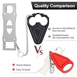 2 Pack Portable Door Lock, Hotel Door Locks for