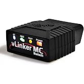 Vgate vLinker MC Bluetooth OBD2 Diagnostic Scanner for Android &amp; Windows | Supports MS-CAN, SW-CAN protocols, Compatible with ELM327 OBD2 apps, Ultra-low power, Auto deep sleep, Not for iOS