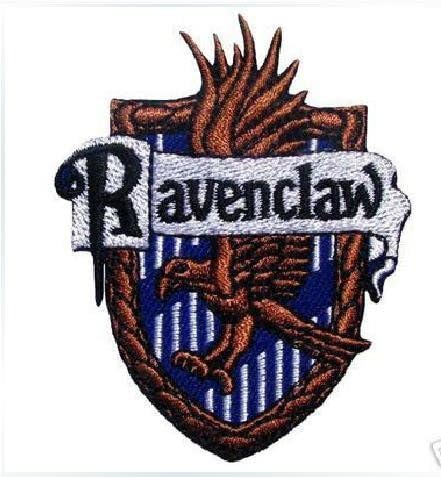 Harry Potter School Crest Gryffindor Hufflepuff Slytherin Ravenclaw Iron On Sew On Applique Embroidered Patch Badge Large Size (Ravenclaw)