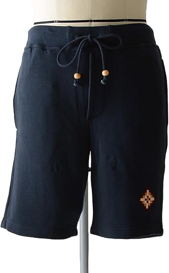 Amazon ソルカ Solca ポイント刺繍 スウェットショートパンツ M Navy Col 77 16春夏 ショートパンツ 通販