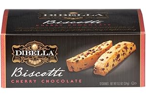 DiBella Artisan Style Italian Biscotti Cookies (Cherry Chocolate)