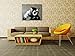 Muzagroo Art Monkey Listening to Music Oil Paintings Hand Painted Huge Canvas Wall Art for Living Room Music Room Wall Decor Large Size Canvas Art Stretched Ready to Hang XL