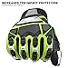 Youngstown Gloves Cut Resistant Titan XT Vibration & Impact Dampening Work Gloves For Men - Kevlar Lined, Puncture Resistant- Lime Green, X-Large