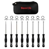 Senrob 8 Pcs Carburetor Adjustment Tool Kit, Tune-up Adjusting Tool for Common 2 Cycle Carburetor Engine (8 Screwdrivers with Case)