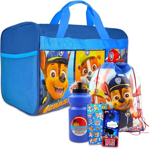Paw Patrol Travel Bags for Boys 5 Pc Paw Patrol Travel Bundle with