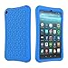 SUPWANT Silicone Case for All-New Fire 7 2019 - Light Weight Shockproof Kid Proof Protective Case Back Cover for Amazon Kindle Fire 7 Inch 2019 Tablet (9th Generation - 2019 Release), Blue