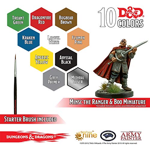 The Army Painter Dungeons and Dragons Official Line Adventurer's Painting Supplies, Craft & Wood Paint, Acrylic Paint Set