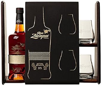 Ron Zacapa Sistema Solera 23 Jahre mit Geschenkverpackung und 2 Rumgläsern (1 x 0.7 l)