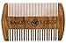 PRIME Beard Comb By Majestic Samson - Wooden Beard Mustache - Hair Comb For Men- Anti-Static Comb Made of Red Sandalwood With Amazing Smell- Fine Touch Comb With Pocket Case- Great Gift Idea