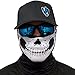 SA Fishing Men's SPF Half Skull Face Shield (fits all, half skull)