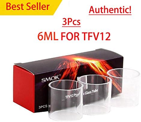3pcs GLÃSS Tube For Smǒk 6ML KIND Cǒils ŦḞV12 KING BEASŦ TAṄK