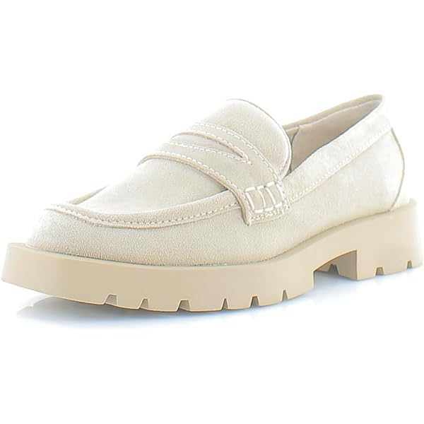 Amazon.com | Dolce Vita Women's Harold Loafer, Ivory Patent