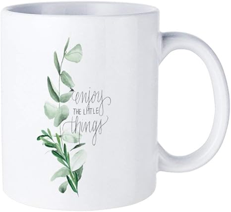 Amazon Co Jp 水彩の葉マグカップ おしゃれ セラミック コーヒーマグ 創意コップ かわいい ティーカップ 330ml ホーム キッチン