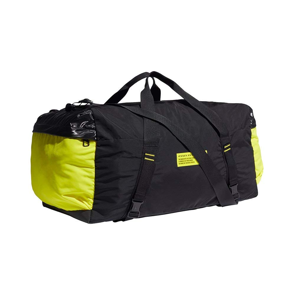 Adidas GM4546 W ID DUF Bag Black/Acid Yellow NS