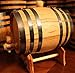 1 Liter Whiskey Oak Barrel for Aging – Golden Oak Barrel with Black Steel Hoops – Aging and Recipes Digital Guide included