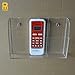 PINMEI Acrylic Remote Control Holder Wall Mount Media Organizer Storage TV Remote Control Holder Universal Remote Holder Caddy Organizer