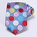 SetSense Men's Polka Dot Jacquard Woven Tie Necktie Set