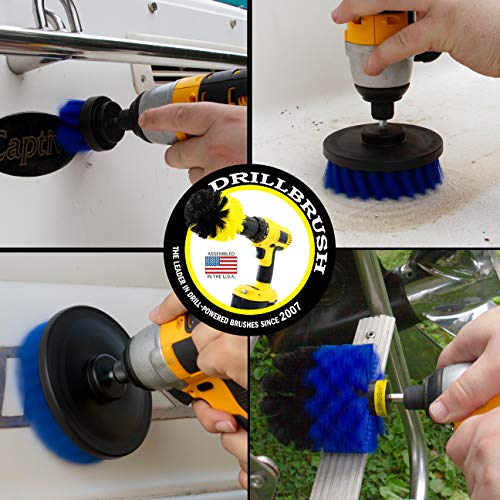 Drillbrush Swimming Pool Accessories Drill Brush Power Scrubber Kit Pool Brush for Vinyl